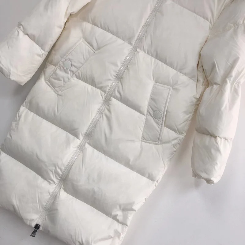 Long Winter Fur Hooded Coat