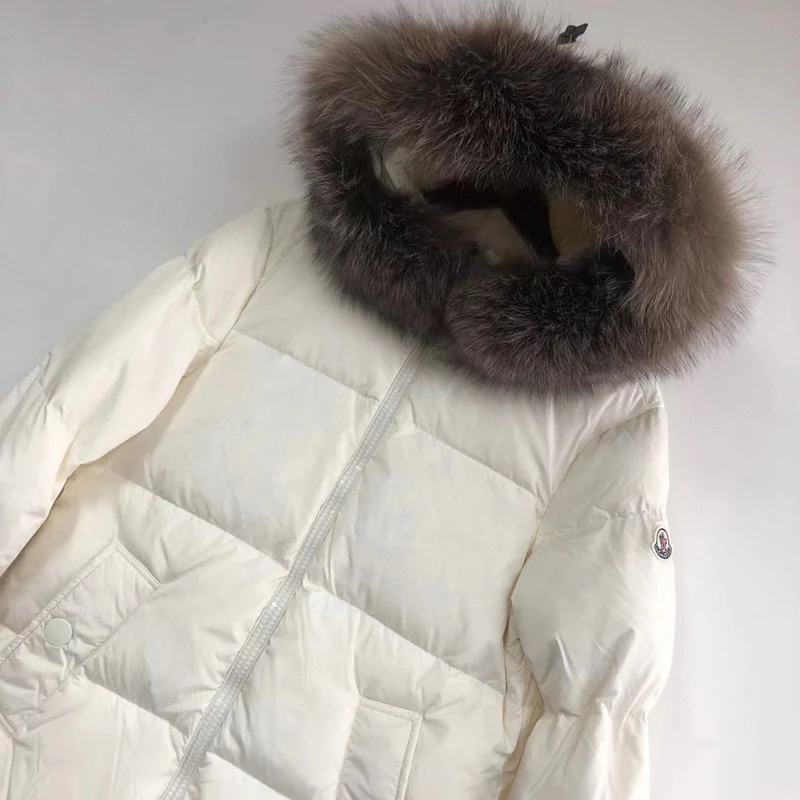 Long Winter Fur Hooded Coat