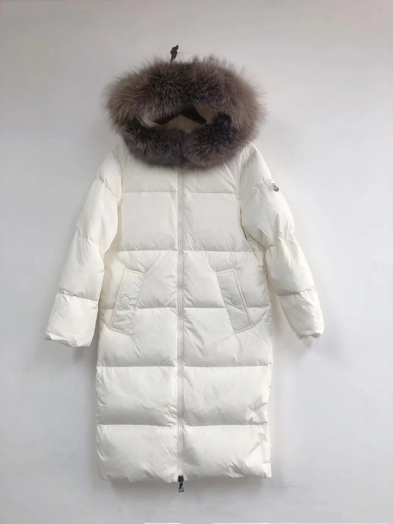 Long Winter Fur Hooded Coat