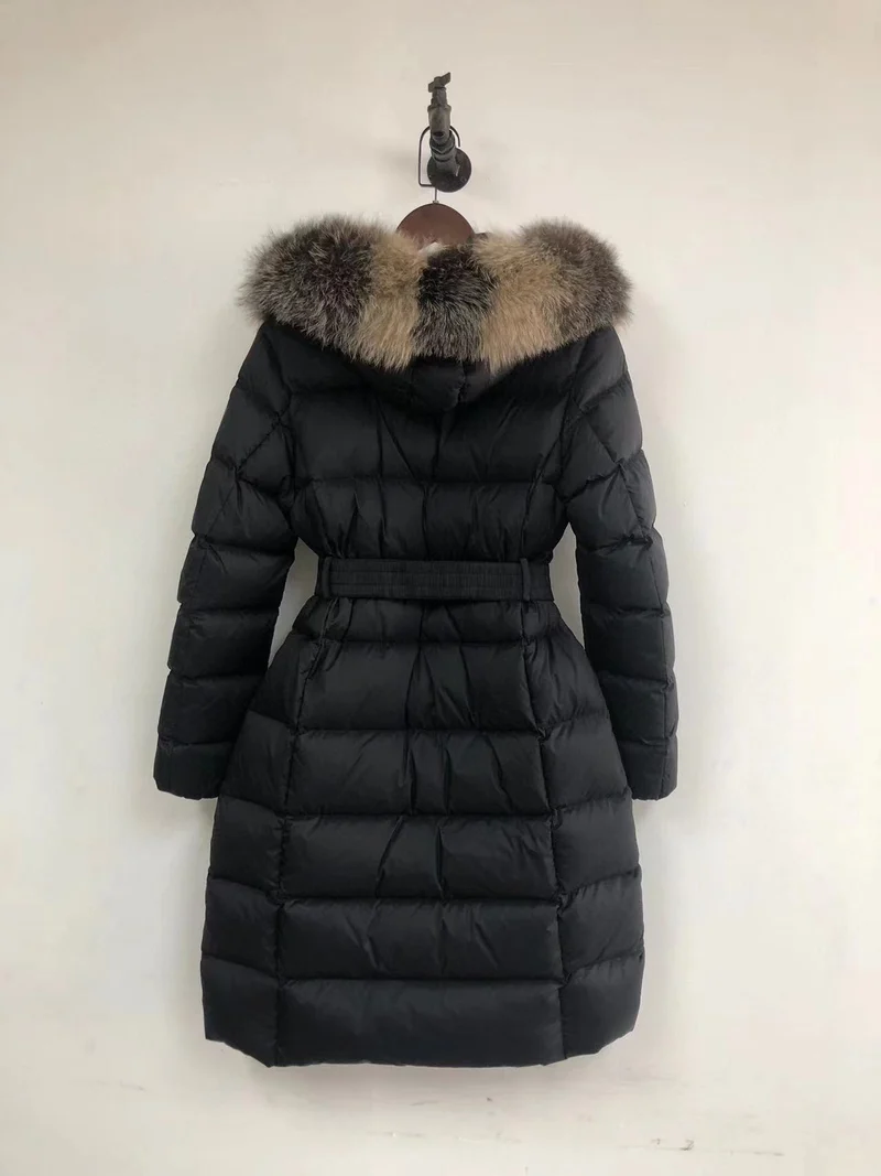 Long Fur Hooded Coat
