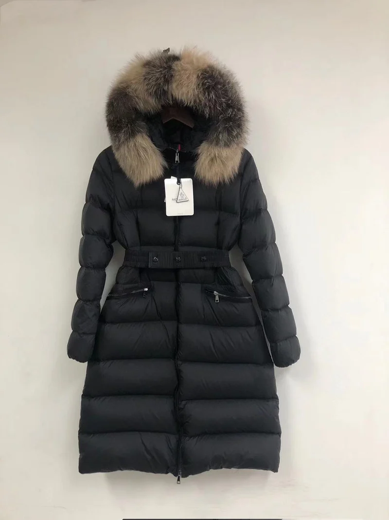 Long Fur Hooded Coat