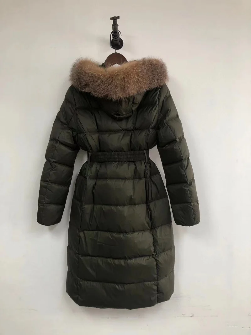 Long Fur Hooded Coat
