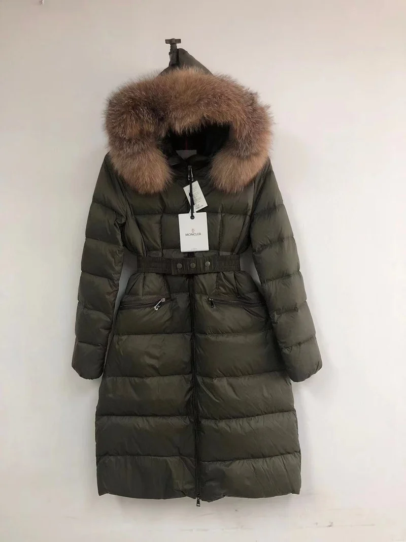 Long Fur Hooded Coat