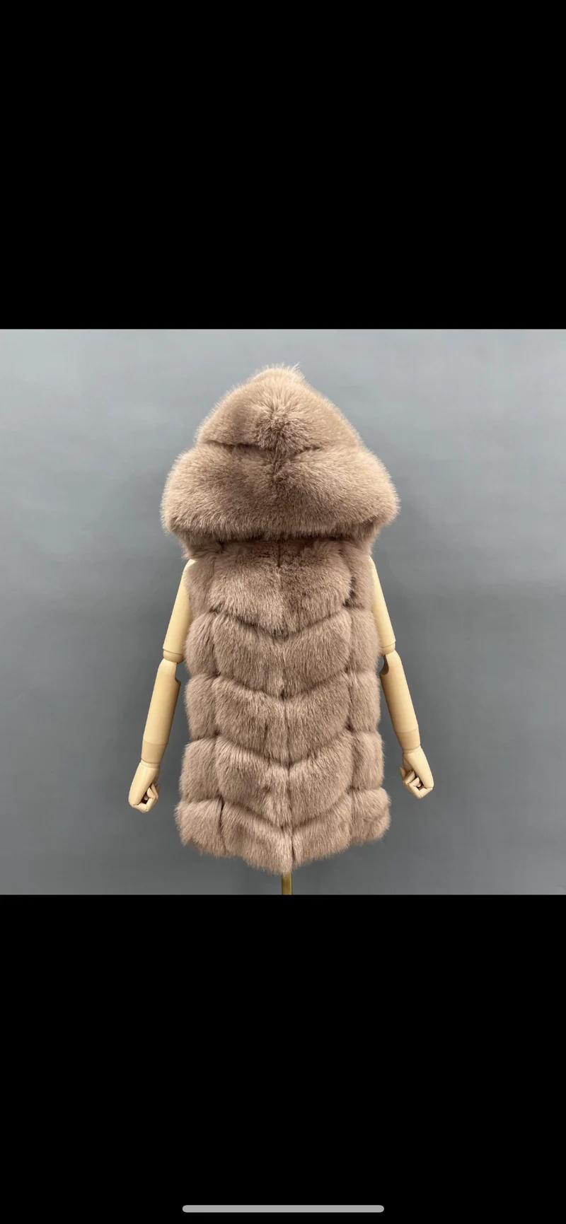Fur Body warmer With Hood