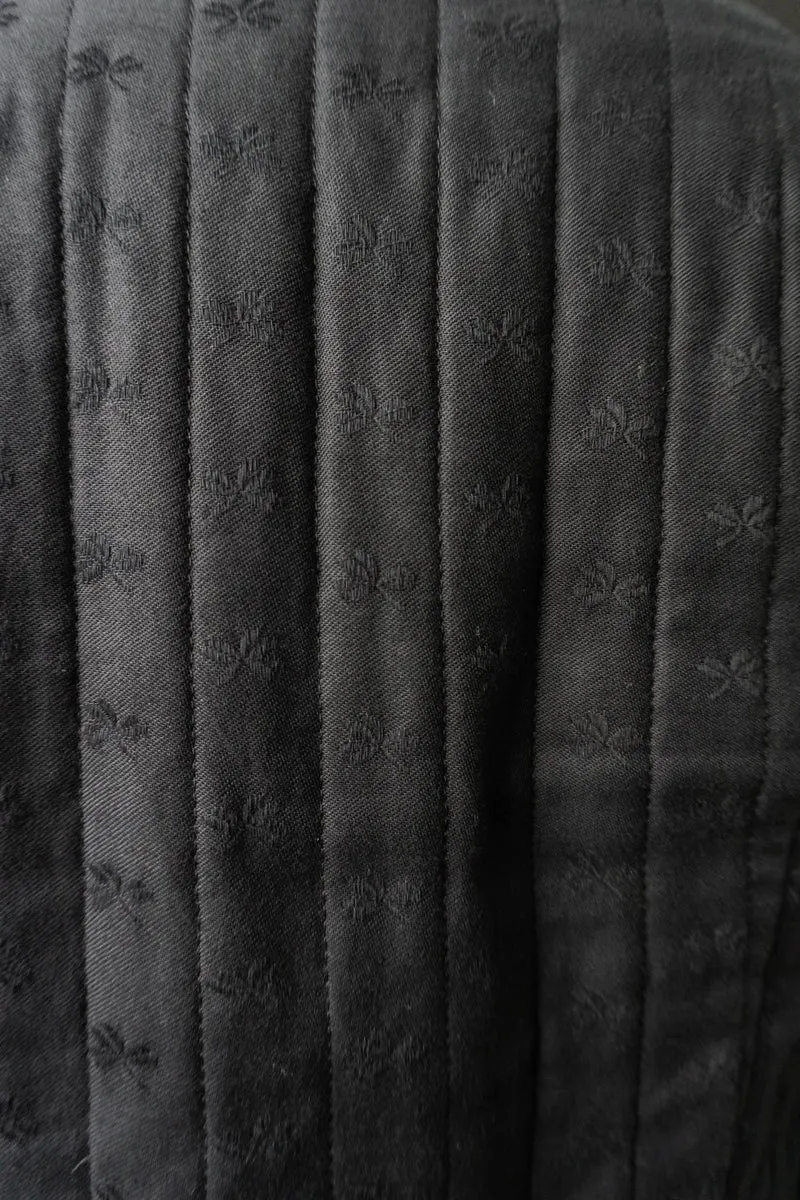Vintage Steppjacke, Midnight, Jacquardstruktur, XS–S