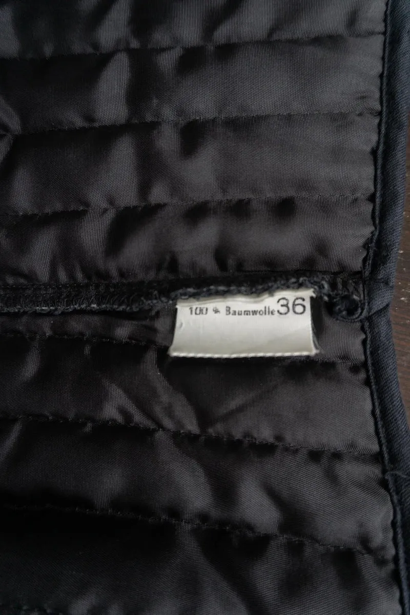 Vintage Steppjacke, Midnight, Jacquardstruktur, XS–S