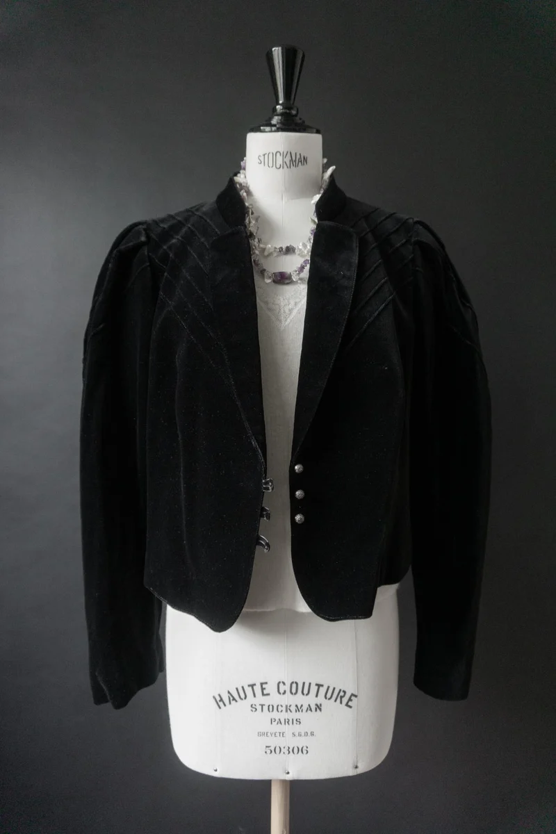 Vintage 80s Angora Pullover, XS–M