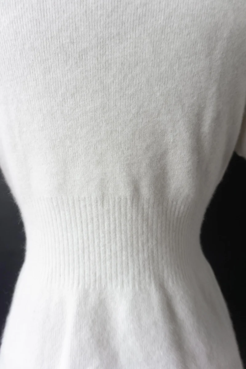 Vintage 80s Angora Pullover, XS–M