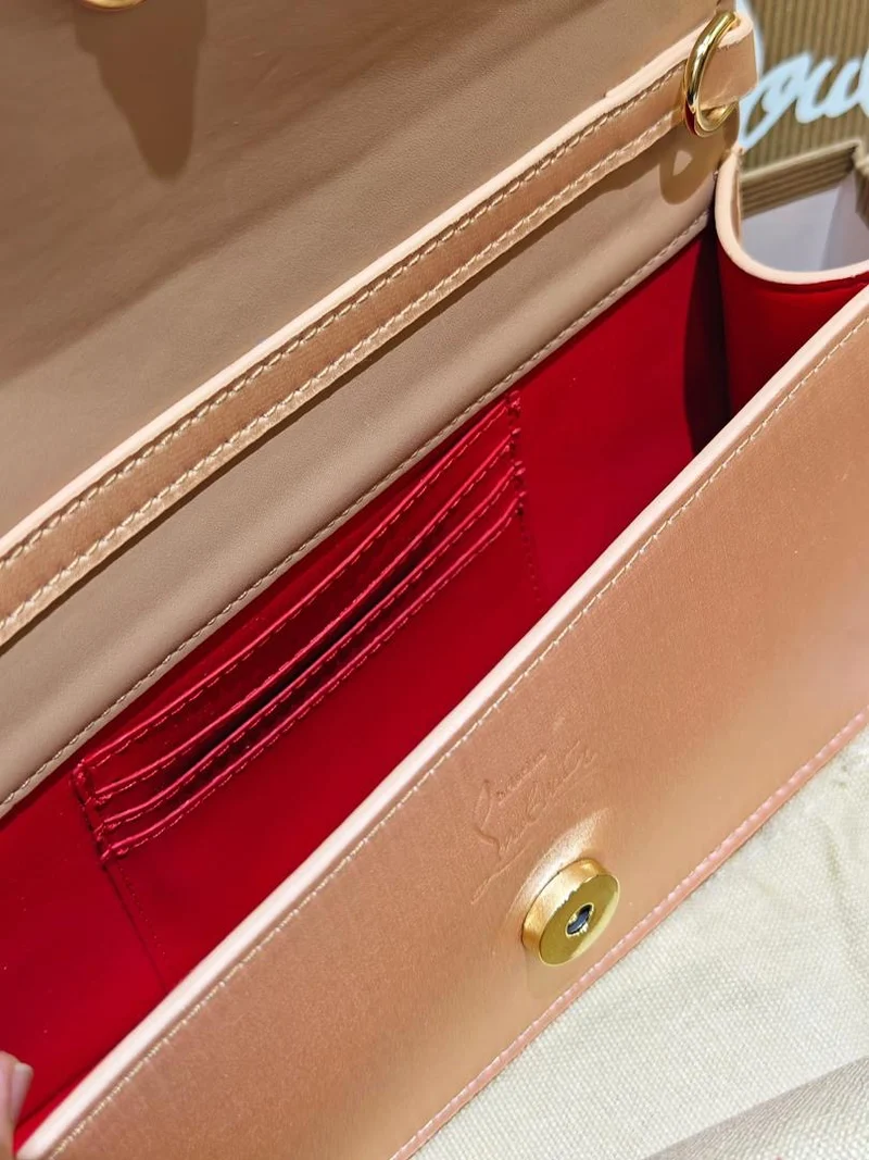 Pink Loub Clutch Bag