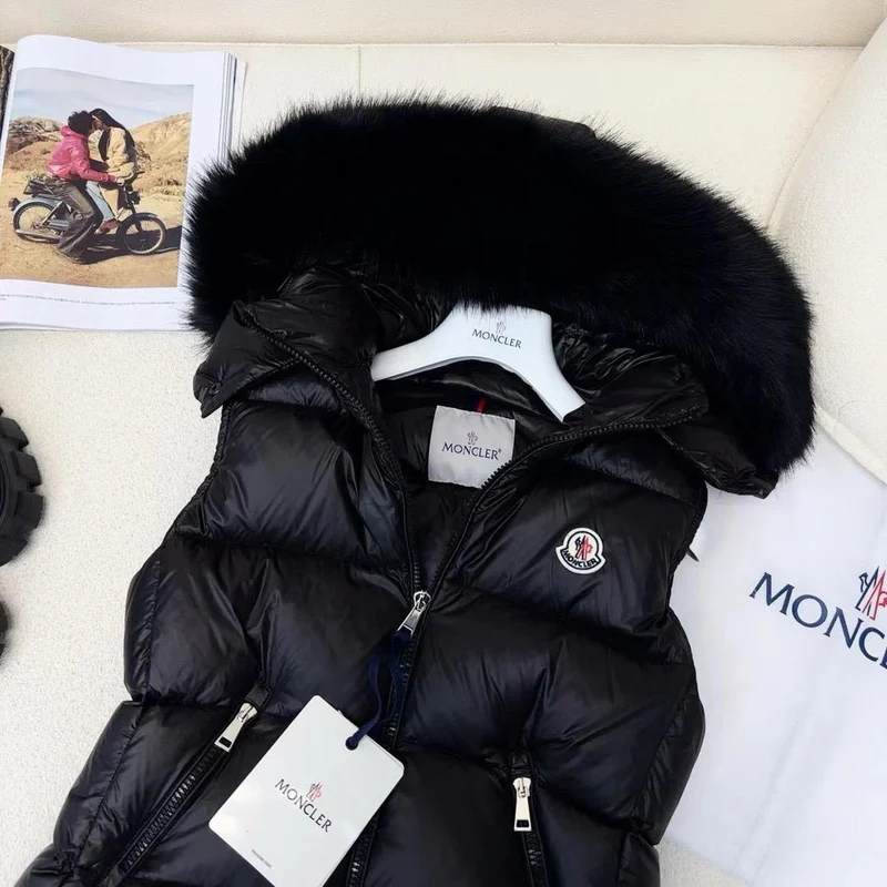 Fur Hooded Bodywarmer