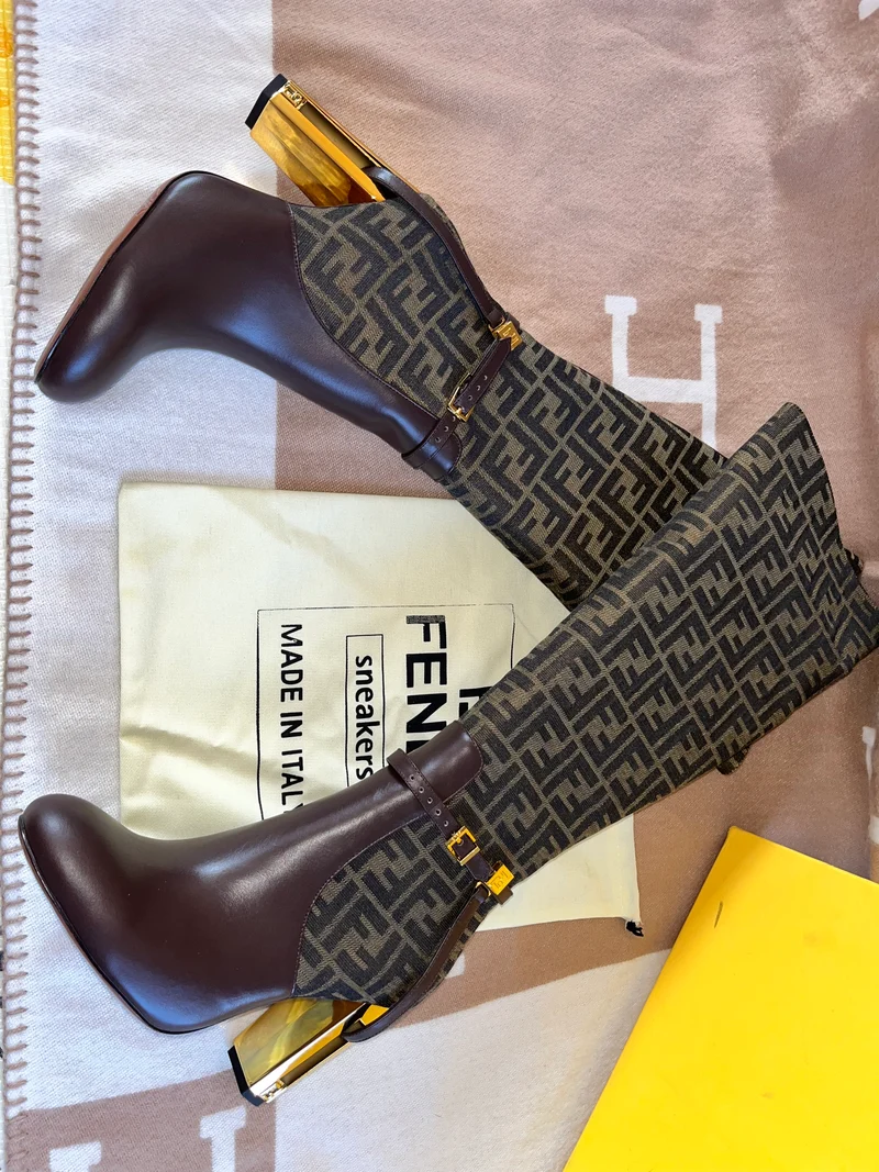 Brown Tall FF Boots