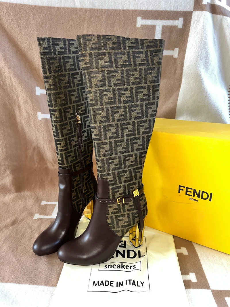 Brown Tall FF Boots