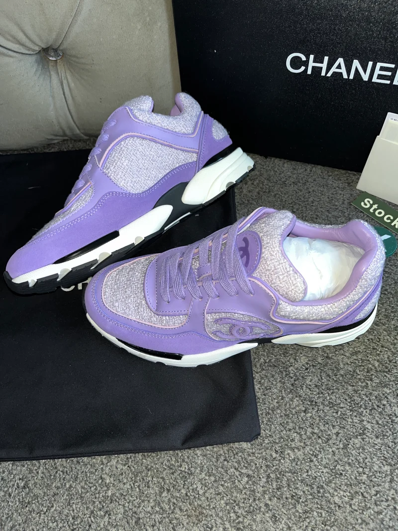 Purple Material C Trainers