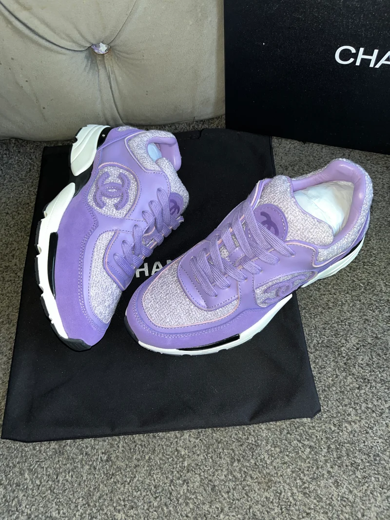 Purple Material C Trainers
