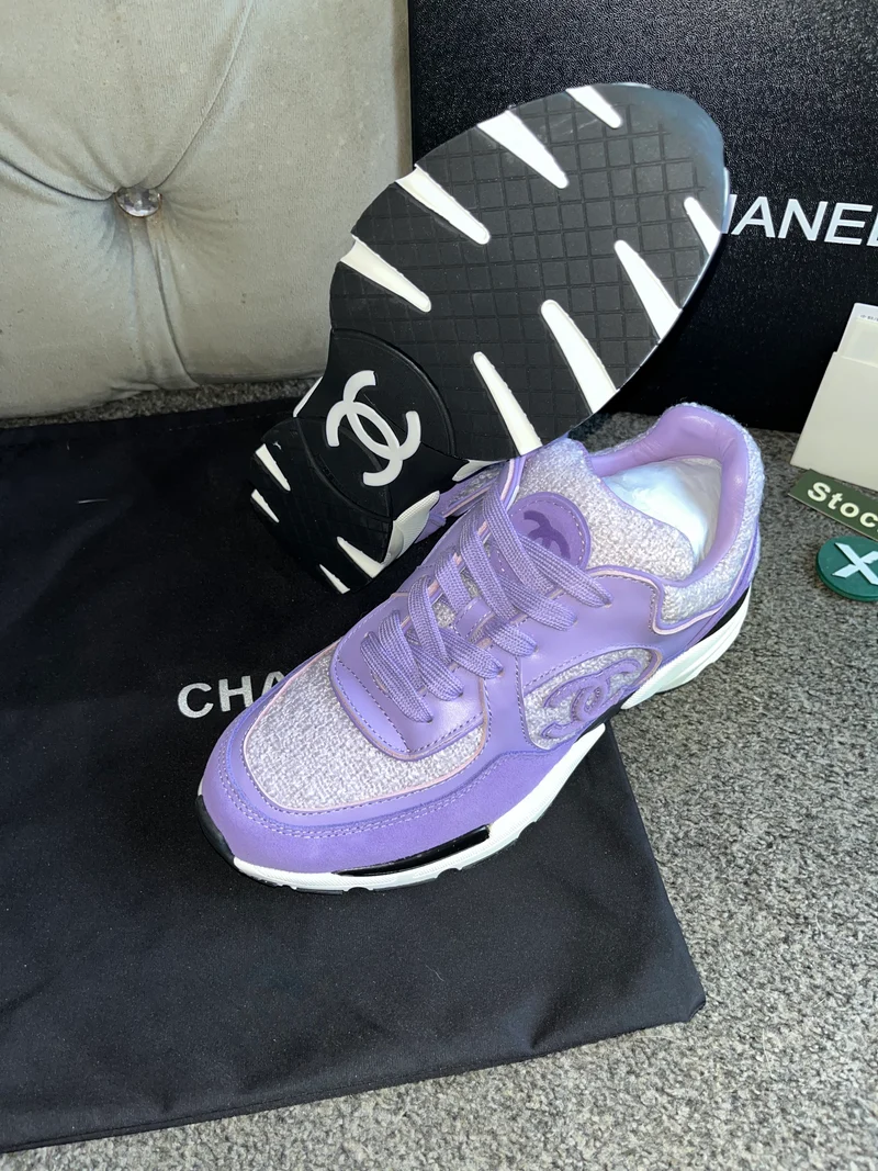 Purple Material C Trainers