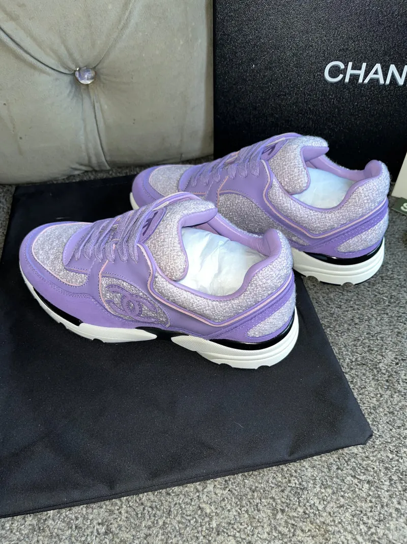 Purple Material C Trainers