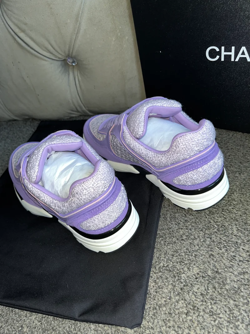 Purple Material C Trainers