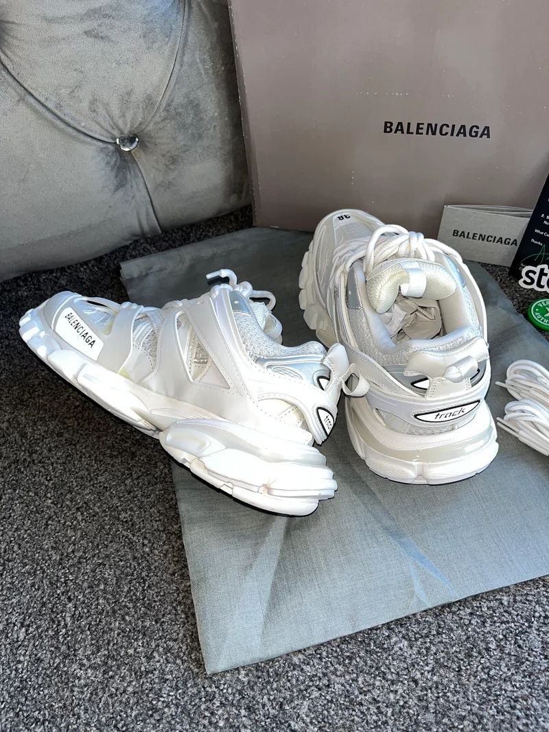White Track Trainers