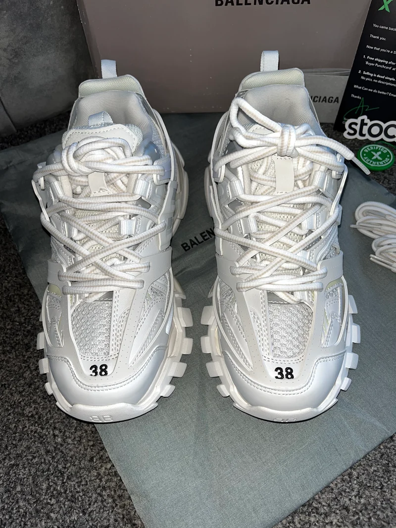 White Track Trainers