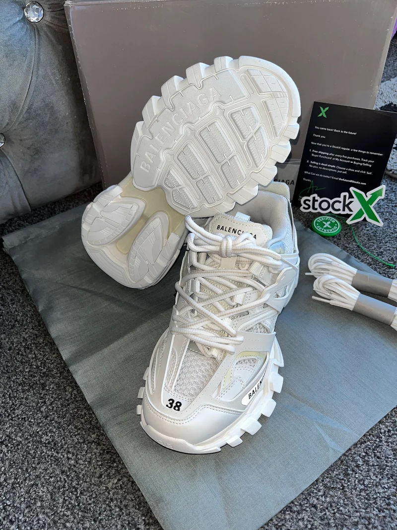 White Track Trainers