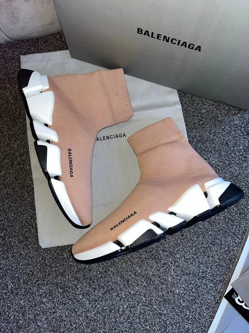Tan Sock Trainers