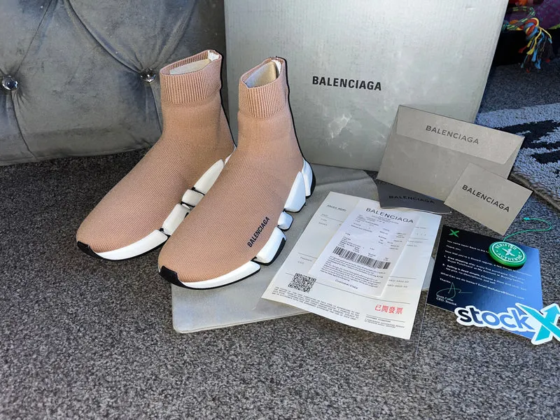 Tan Sock Trainers