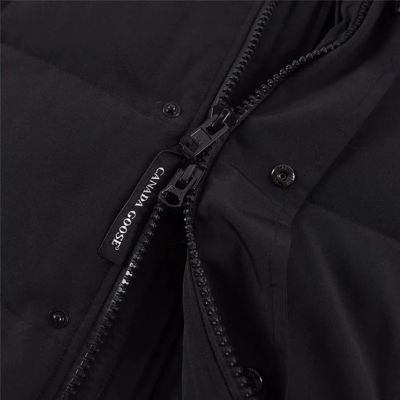 Black Fur Goose Coat