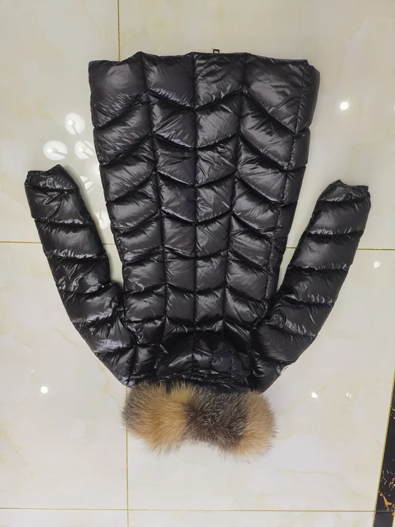 Shinny Fur Hooded Long Coat