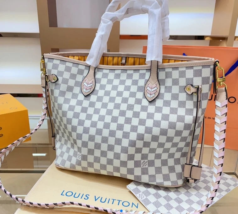 White Leather Square Bag
