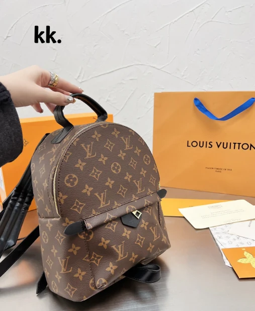 Brown Leather Backpack