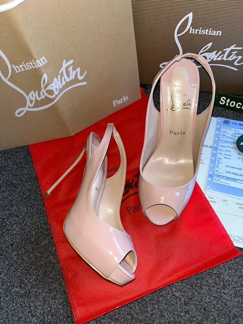 Blush Pink Open Heels