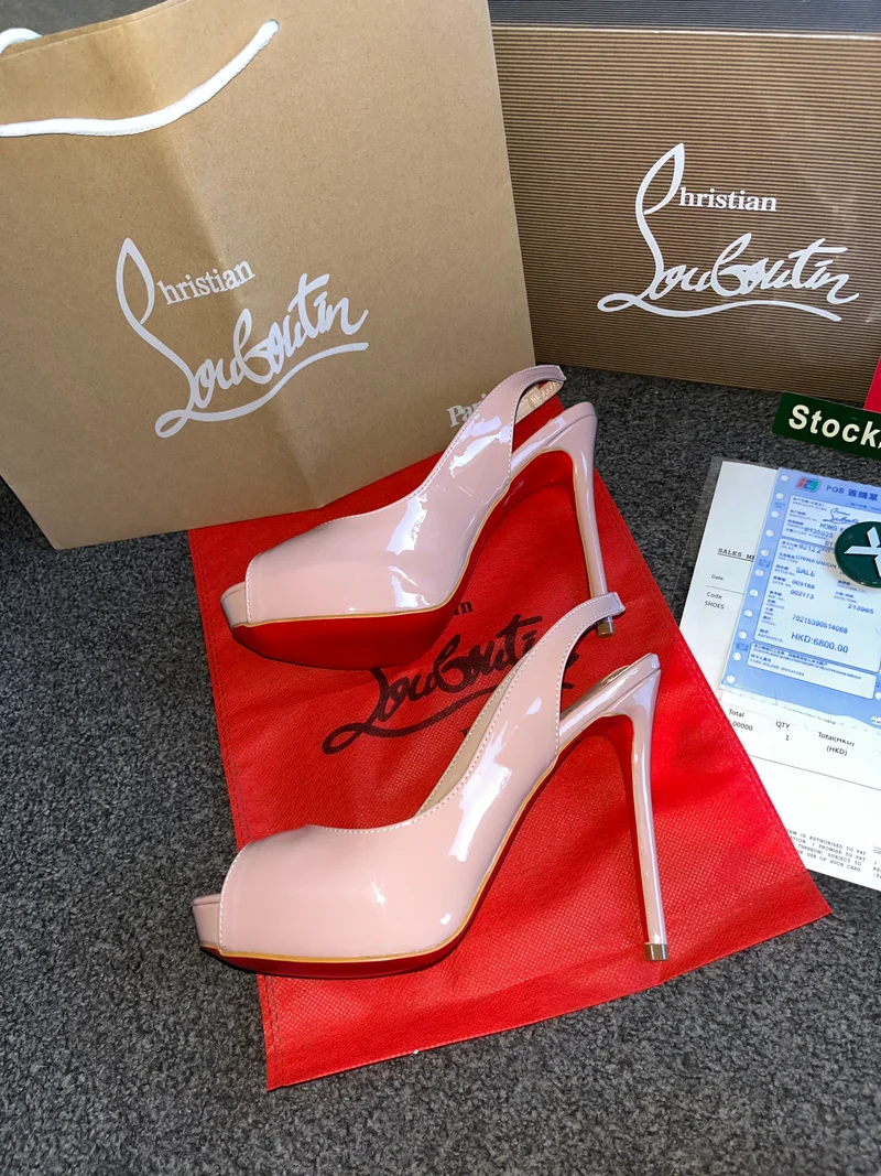 Blush Pink Open Heels