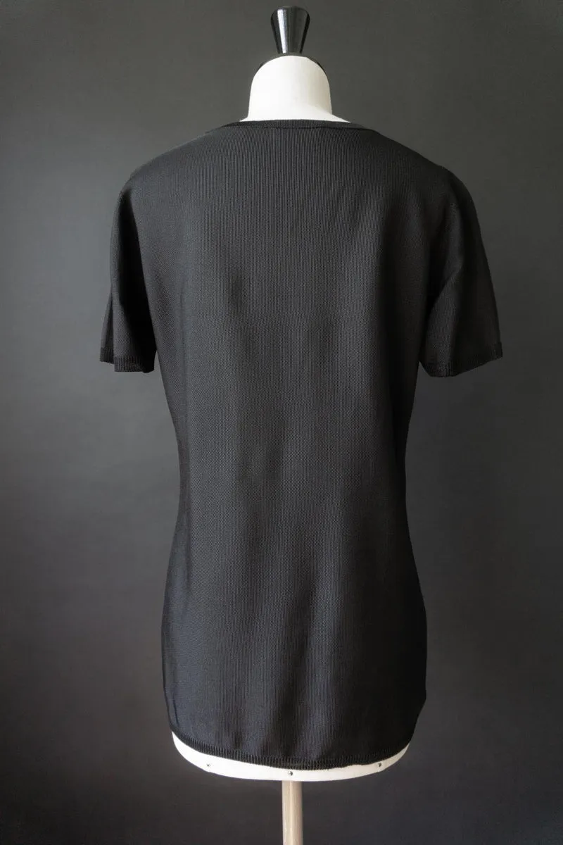 Vintage 90s Max Mara Shirt, Seide, S–M