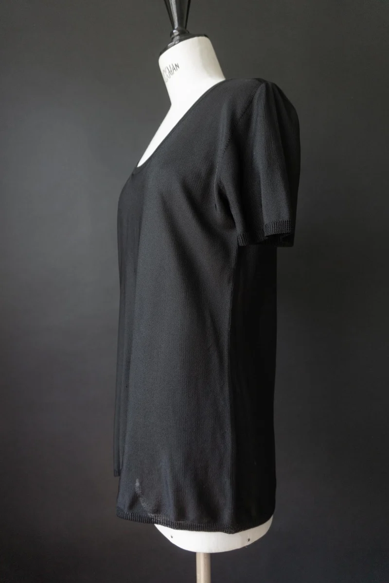 Vintage 90s Max Mara Shirt, Seide, S–M