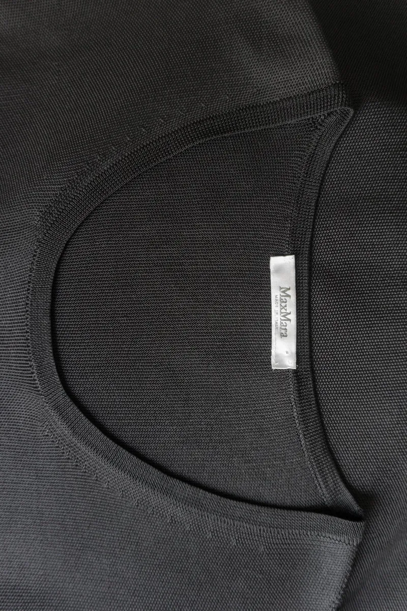 Vintage 90s Max Mara Shirt, Seide, S–M