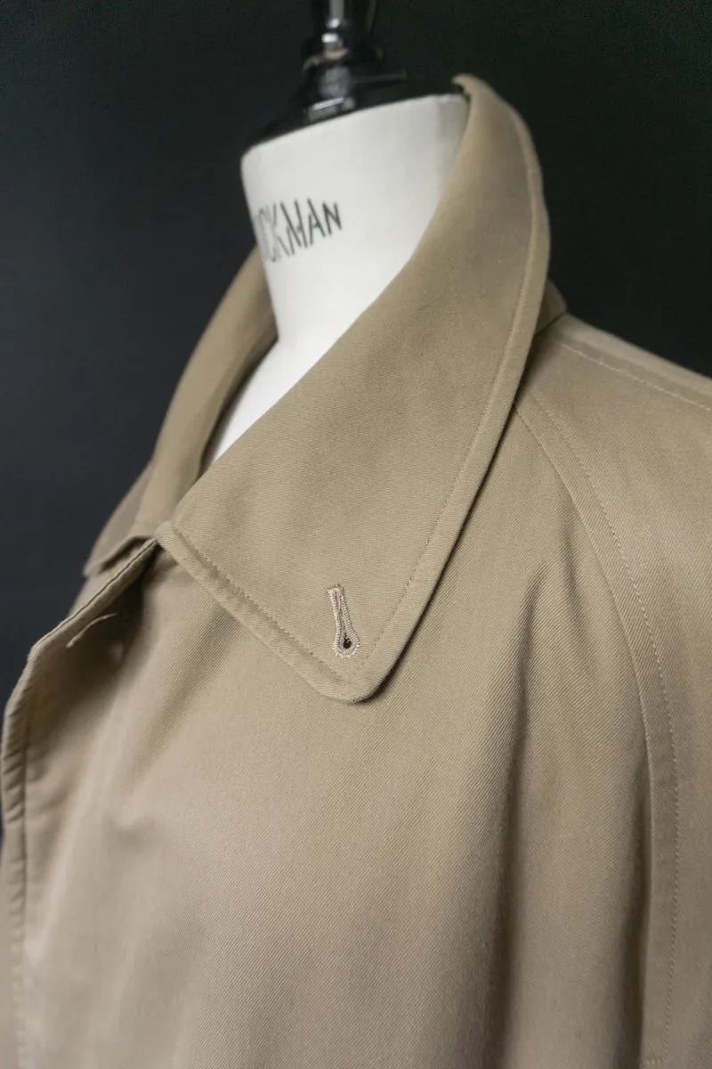 Vintage Burberry Car Coat in Beige, Made in England, M–XL