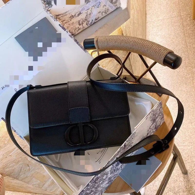 Black Leather CD Bag