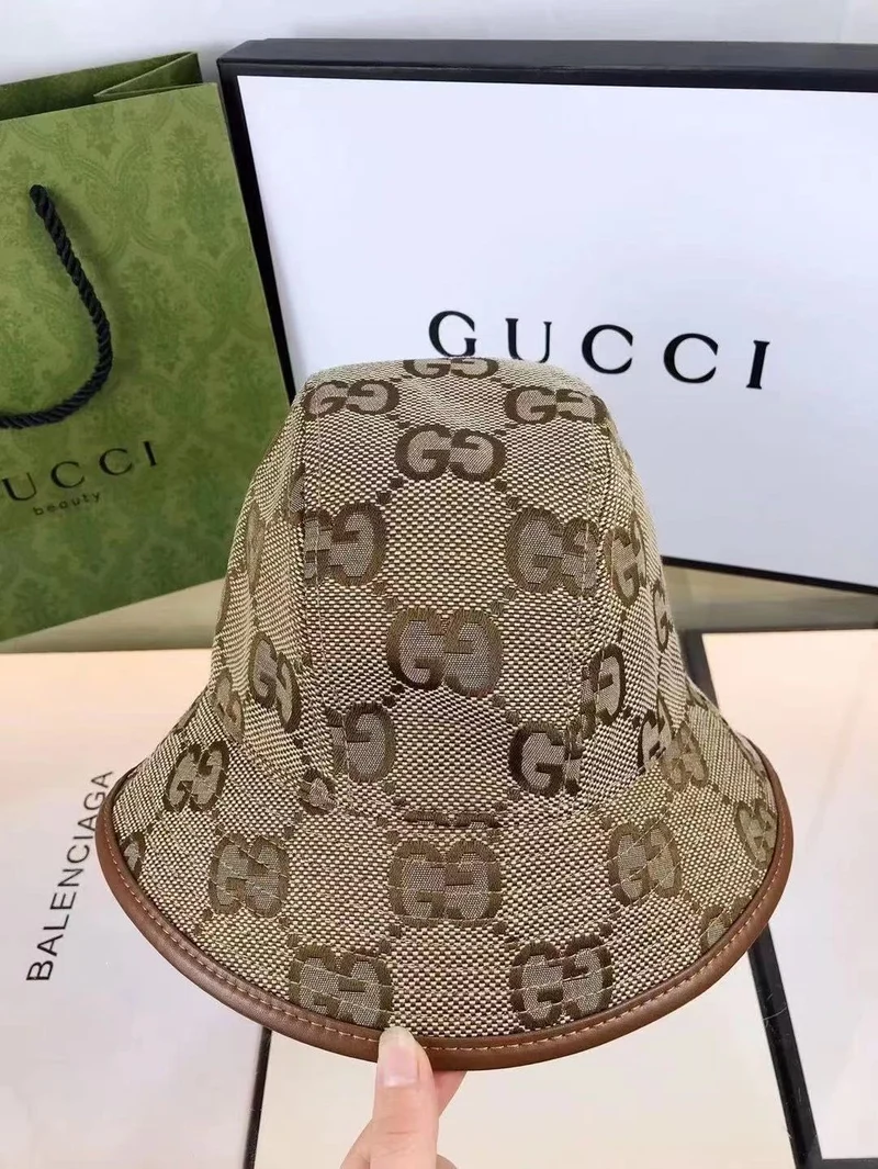 Brown Bucket Hat