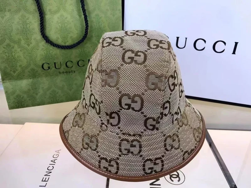 Brown Bucket Hat