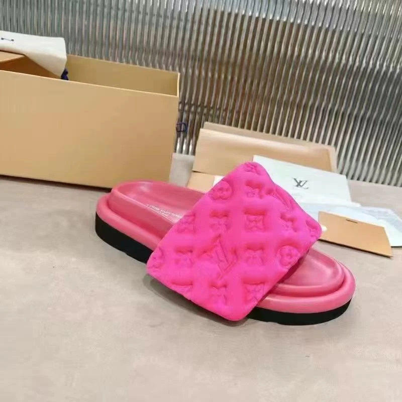 Elastic Suede Pillow Sliders