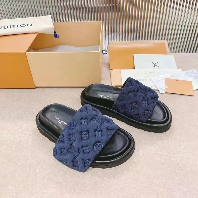 Elastic Suede Pillow Sliders