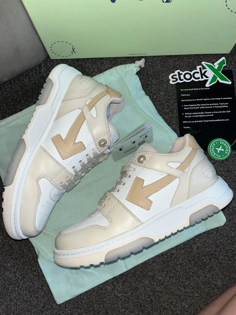 Beige Off White Trainers