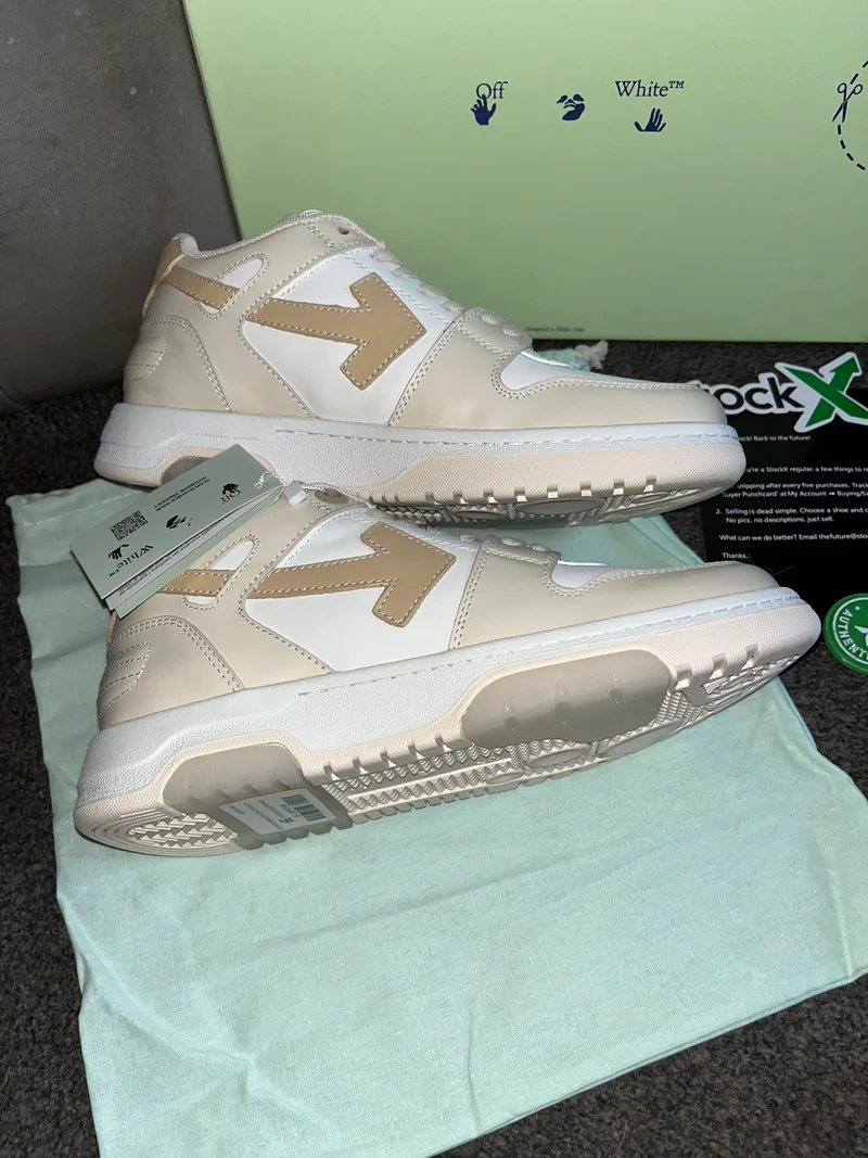 Beige Off White Trainers