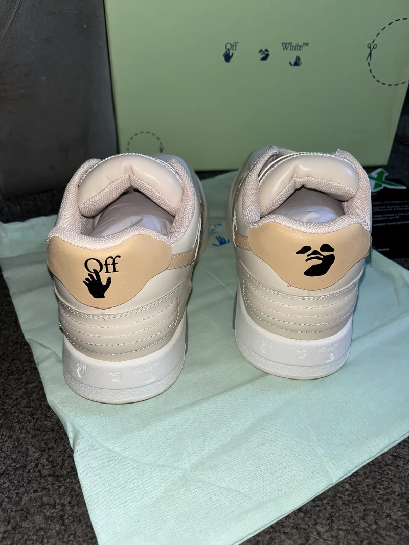 Beige Off White Trainers