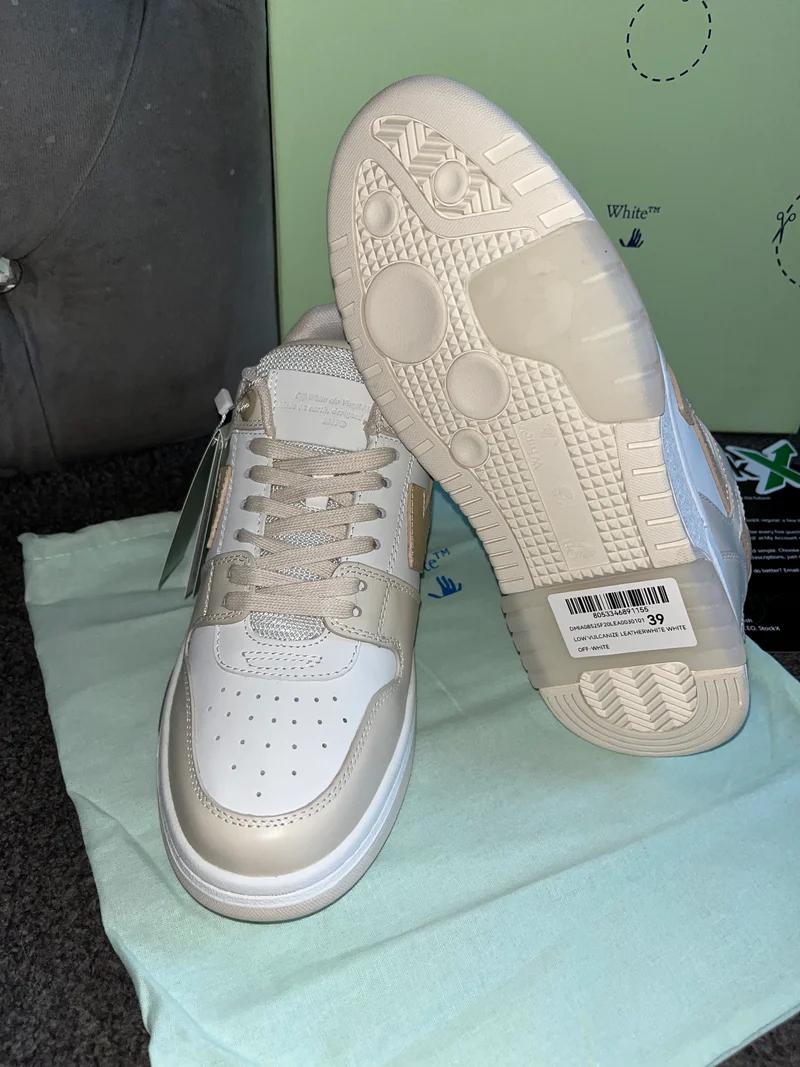 Beige Off White Trainers