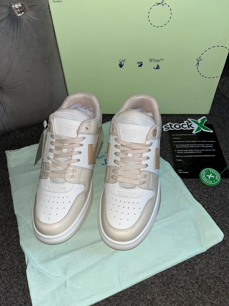 Beige Off White Trainers