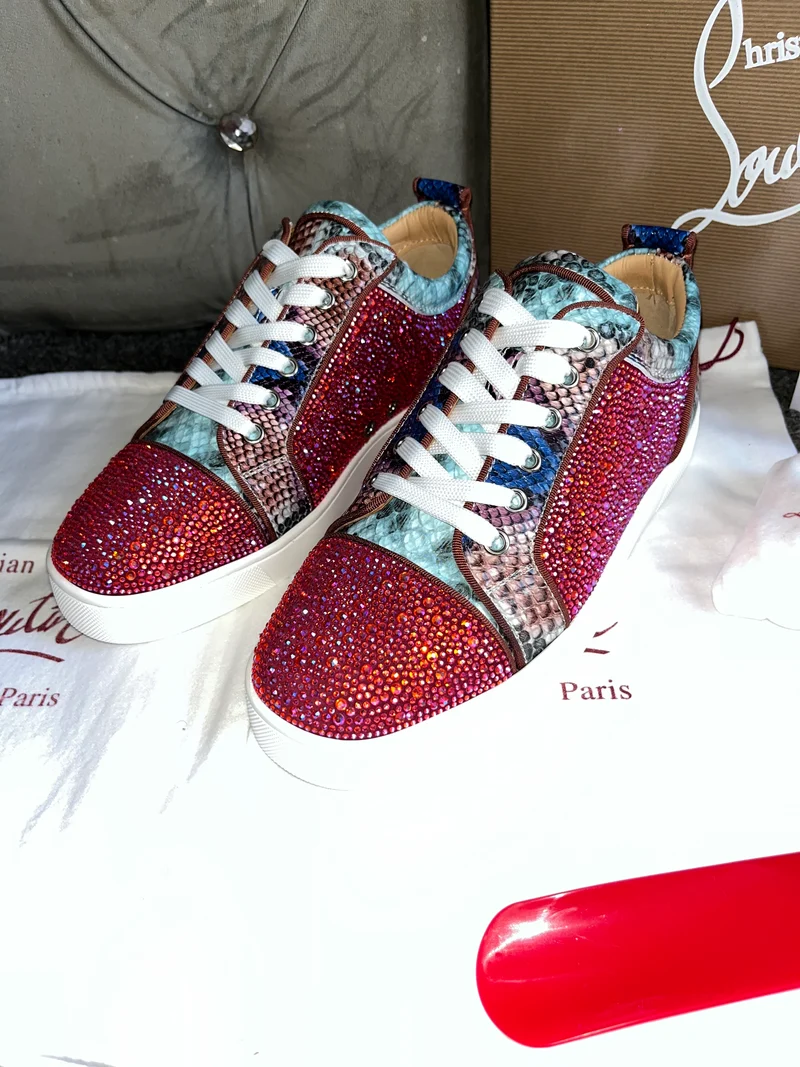 Colourful Diamond Red Bottoms
