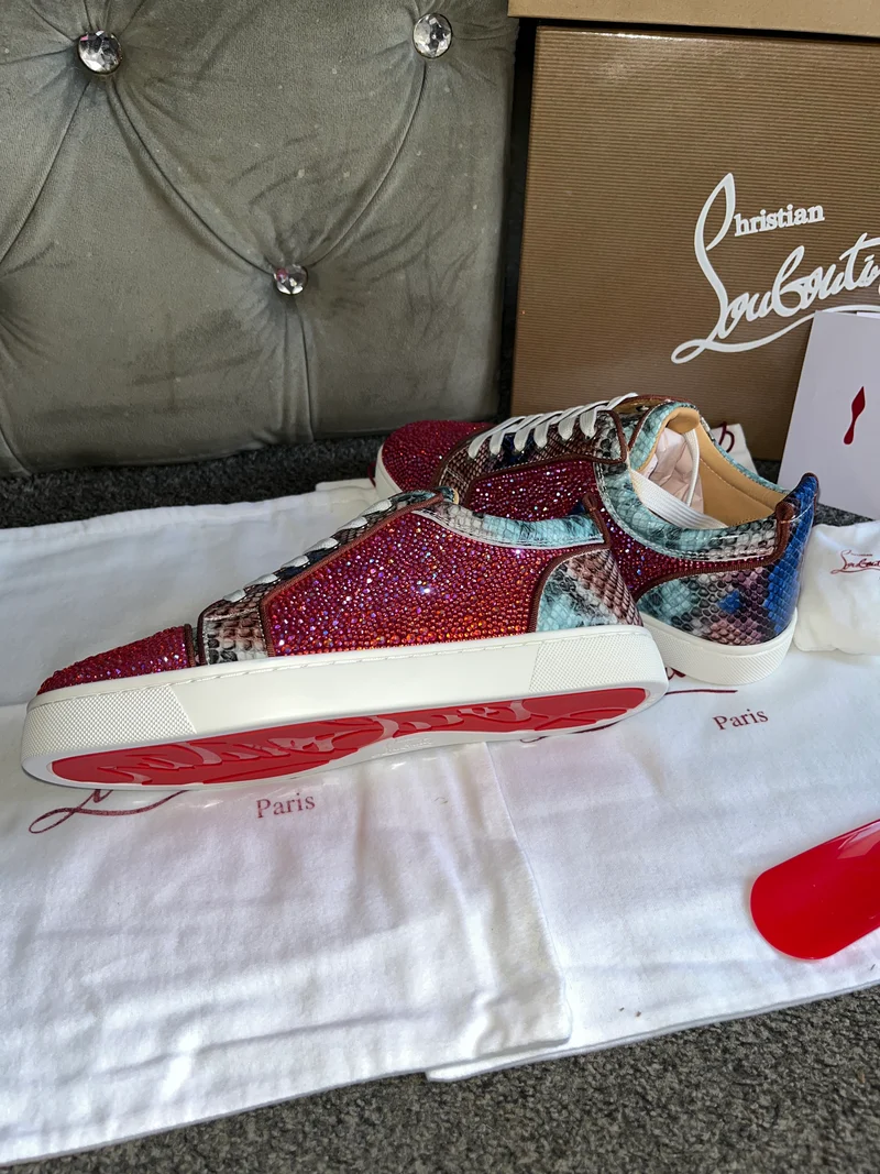 Colourful Diamond Red Bottoms