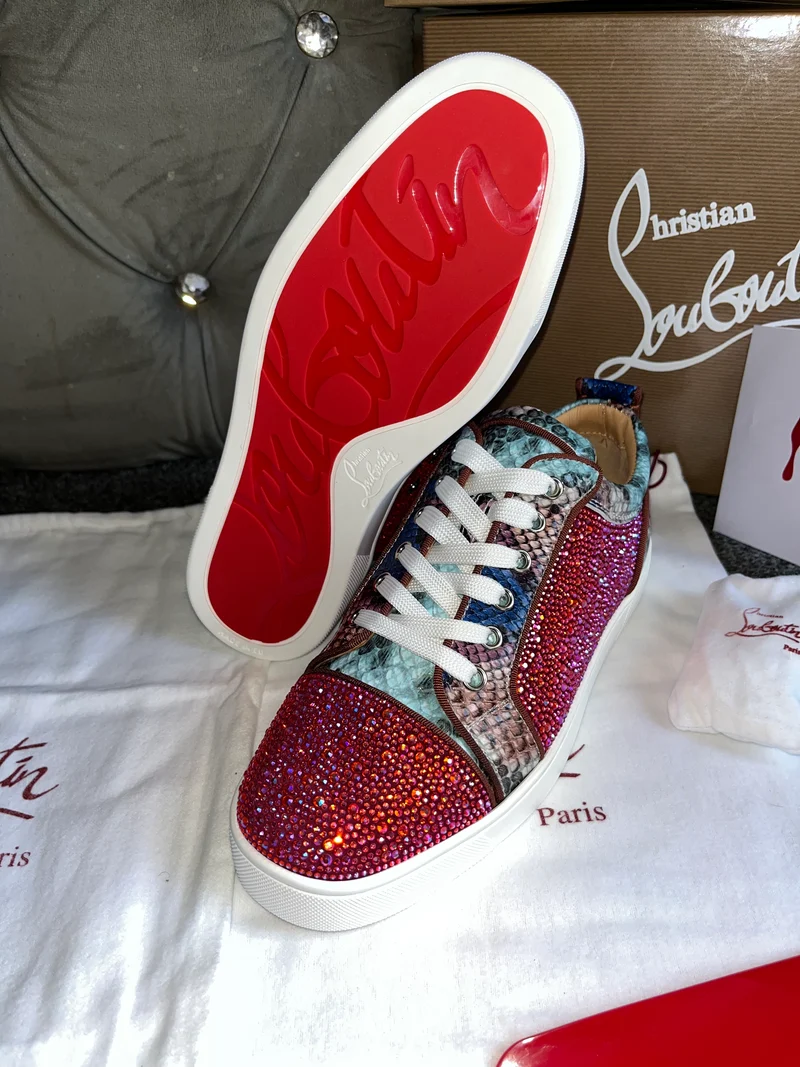 Colourful Diamond Red Bottoms