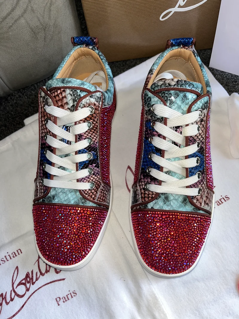 Colourful Diamond Red Bottoms